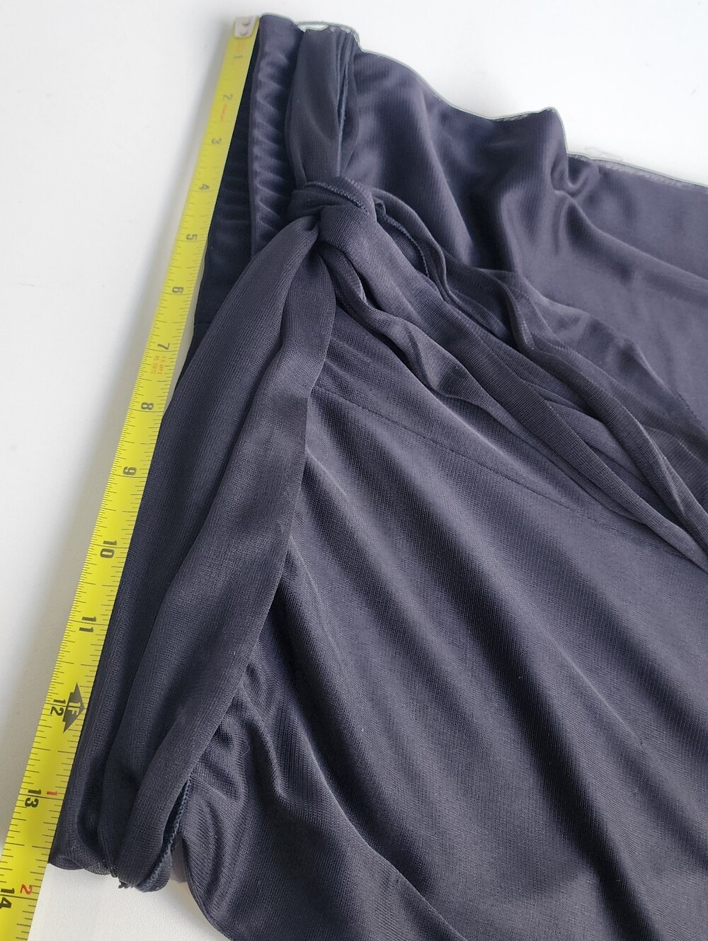 Connected Apparel Womens Black Dress Pants Wide Mesh Lined Tie Belt Sz LJ8 - Picture 9 of 12